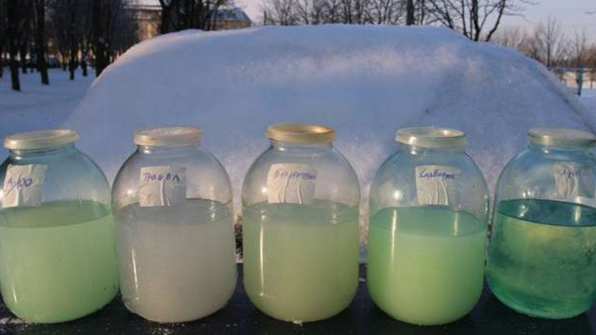 Разница очевидна после 2 часов в морозилке при -18°C.