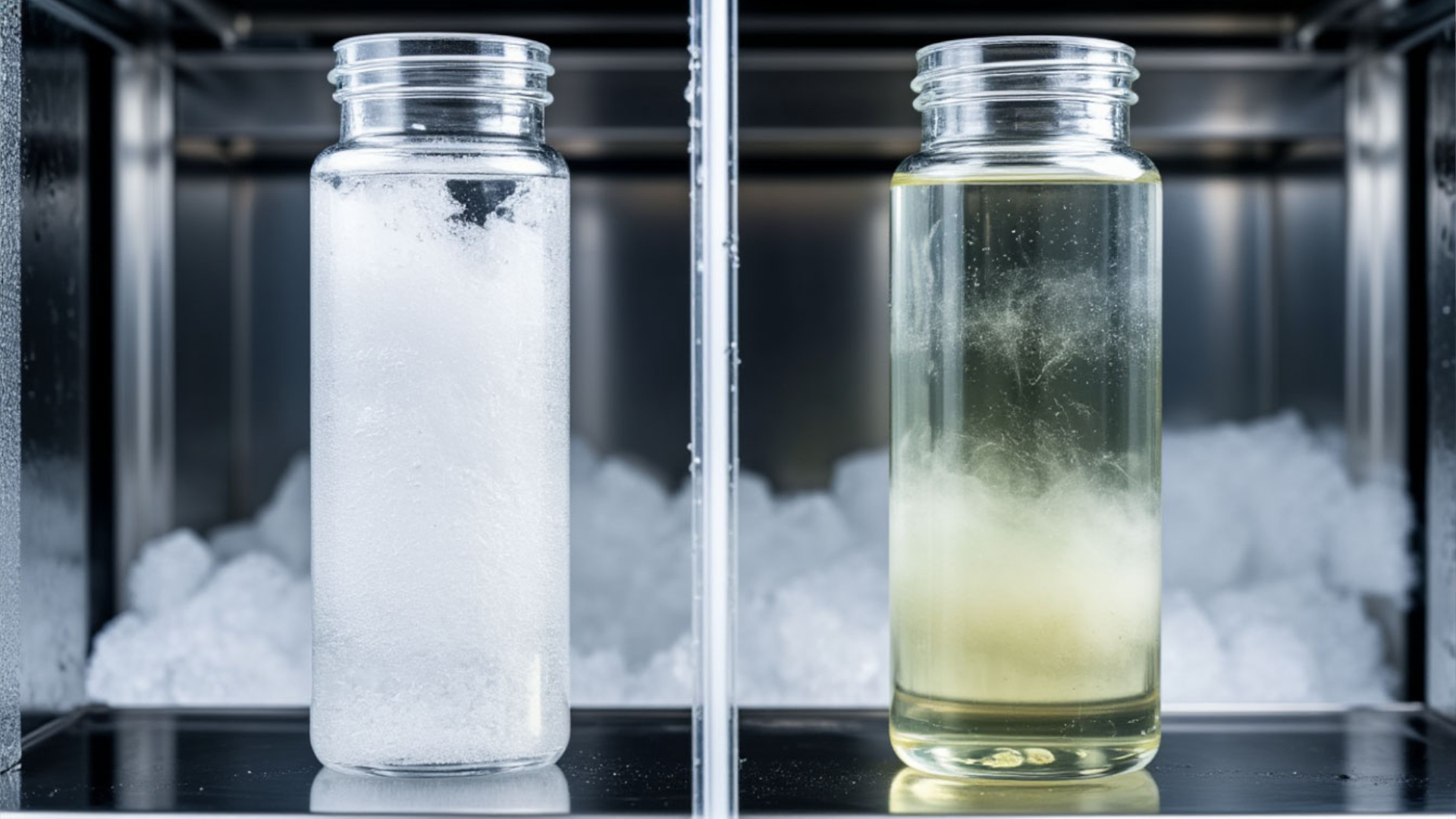 Разница в низкотемпературных свойствах очевидна при температуре -15°C.